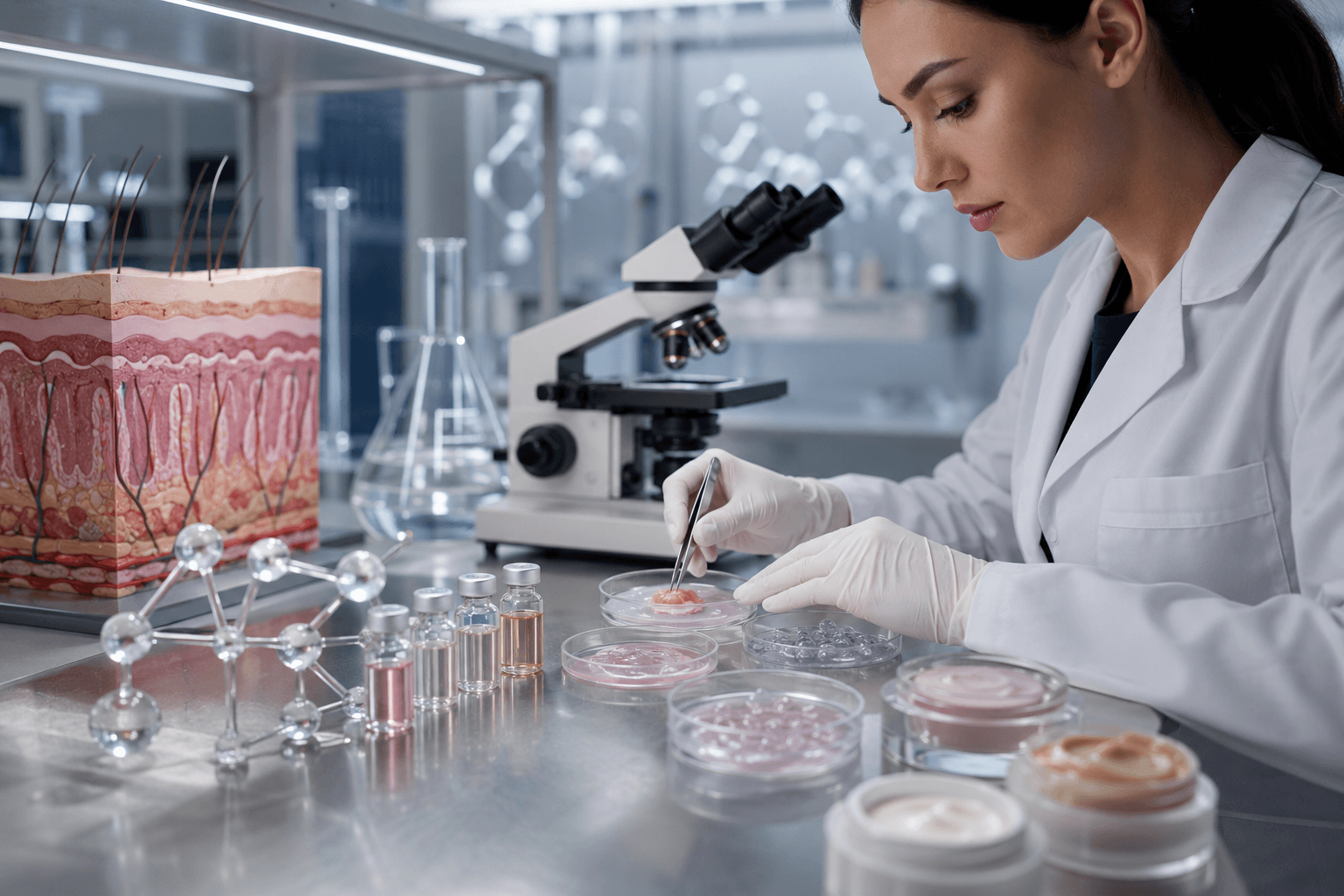 Dermatological and Cosmetic Research Peptides